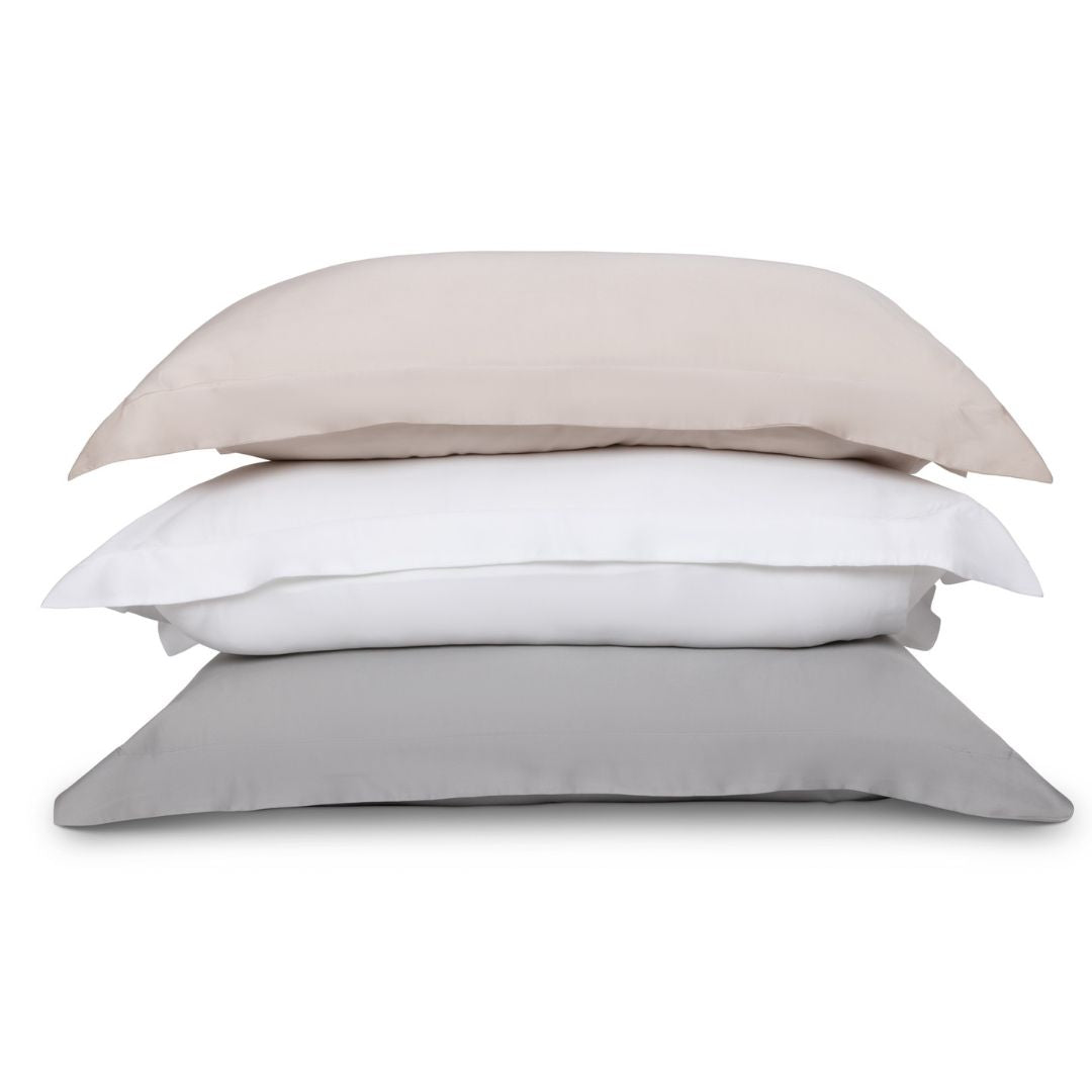 Eucalyptus Silk Pillowcase Pair in Wheat (Best Seller)-4