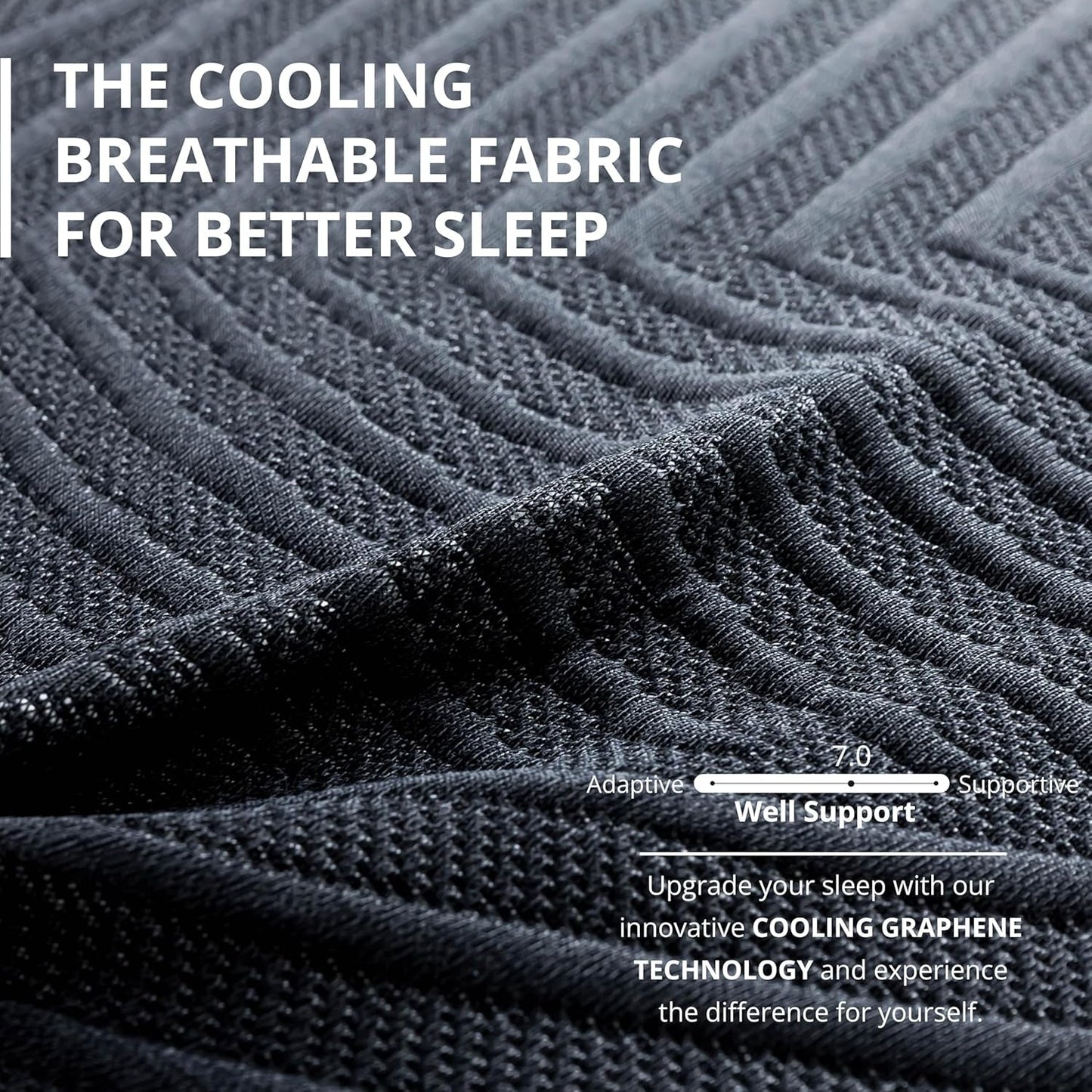 60X80X14 Memory Foam Mattress Featuring Copper Gel